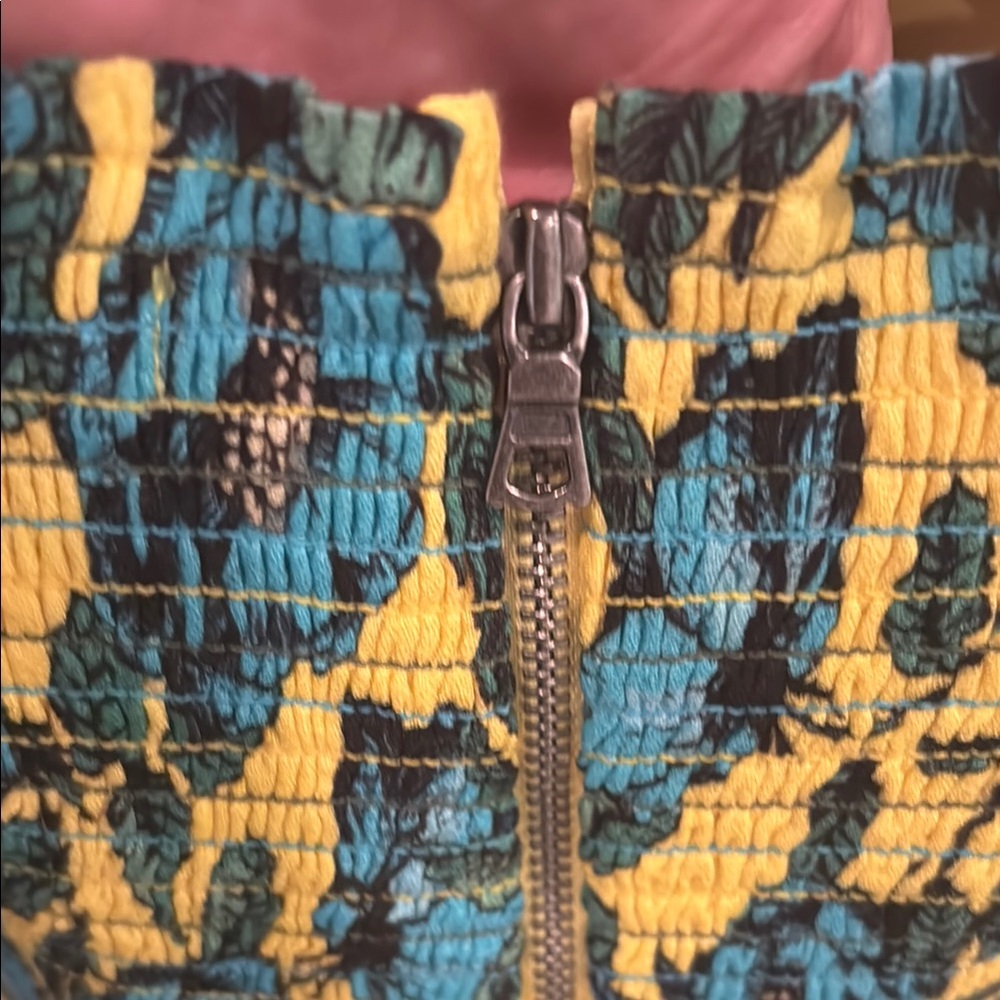 Alice + Olivia Yellow Floral Mini Dress - Picture 5 of 6